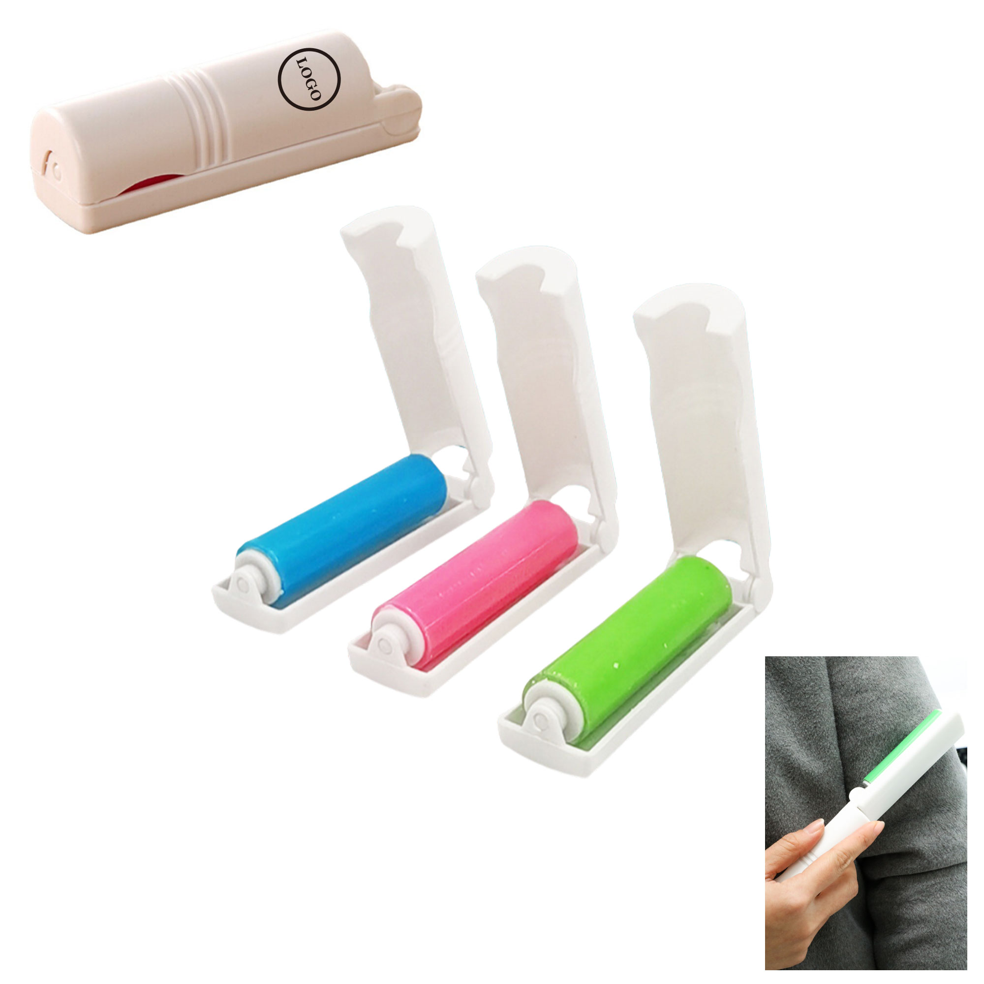 Reusable Compact Lint Roller with Foldable Design 2