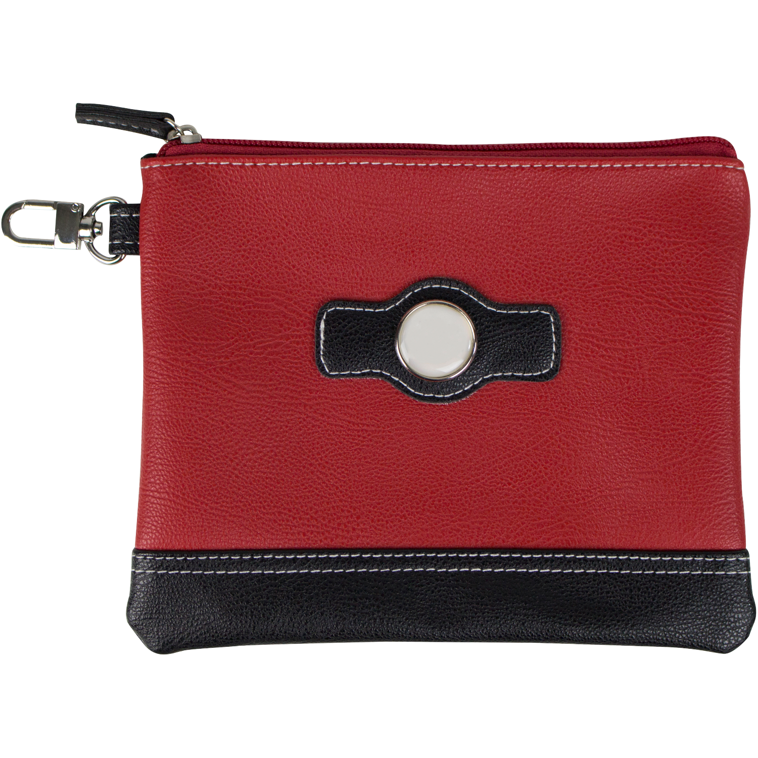 Two Tone Zipper Valuables Pouch 6