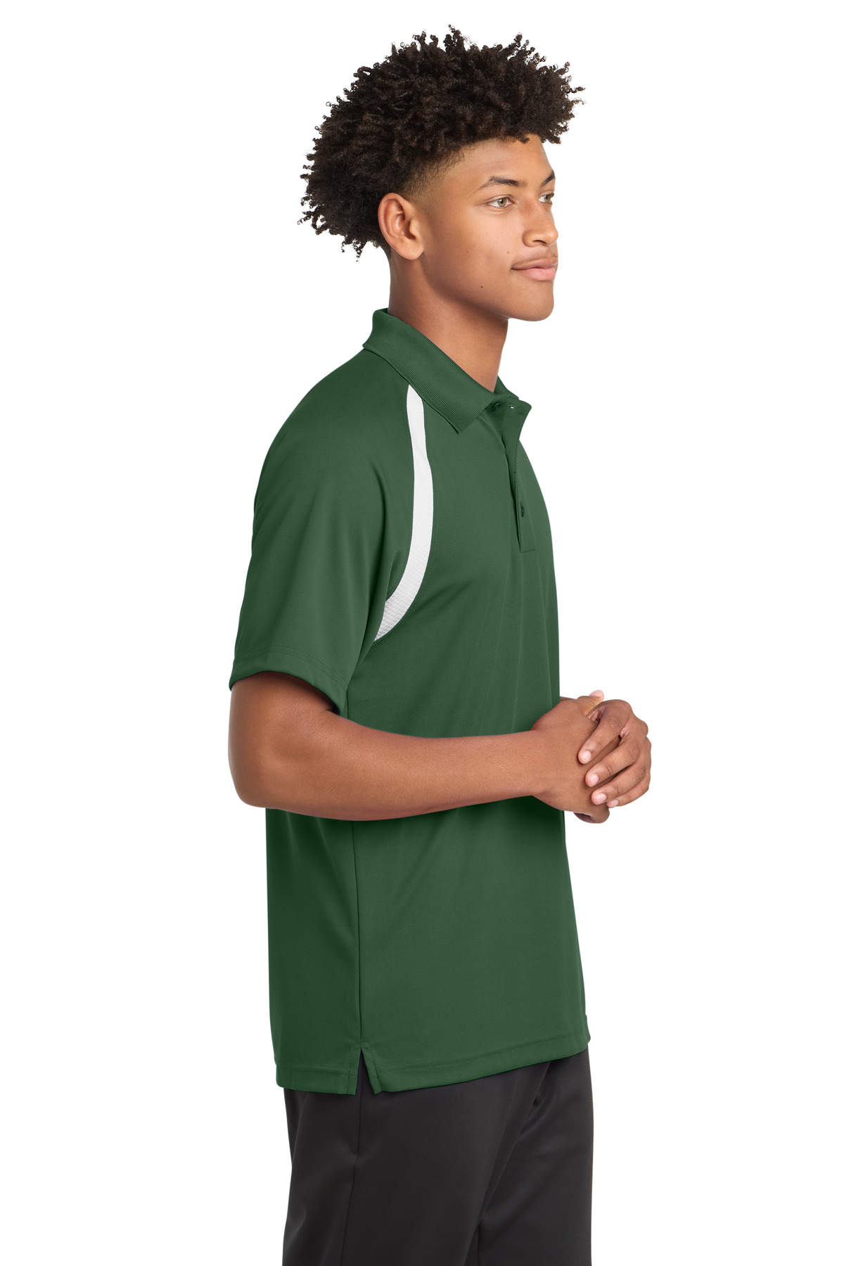 Sport-Tek Dry Zone Colorblock Raglan Polo. T476 1