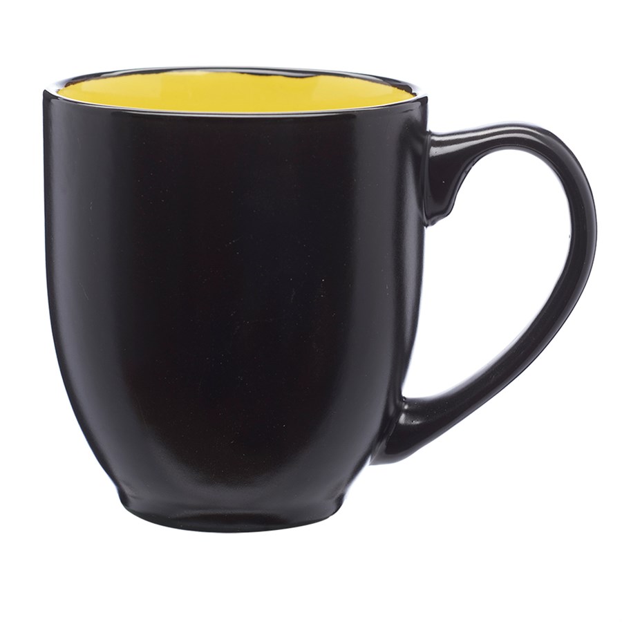 Two-Tone Bistro Style Ceramic Mug, 16 oz. 10