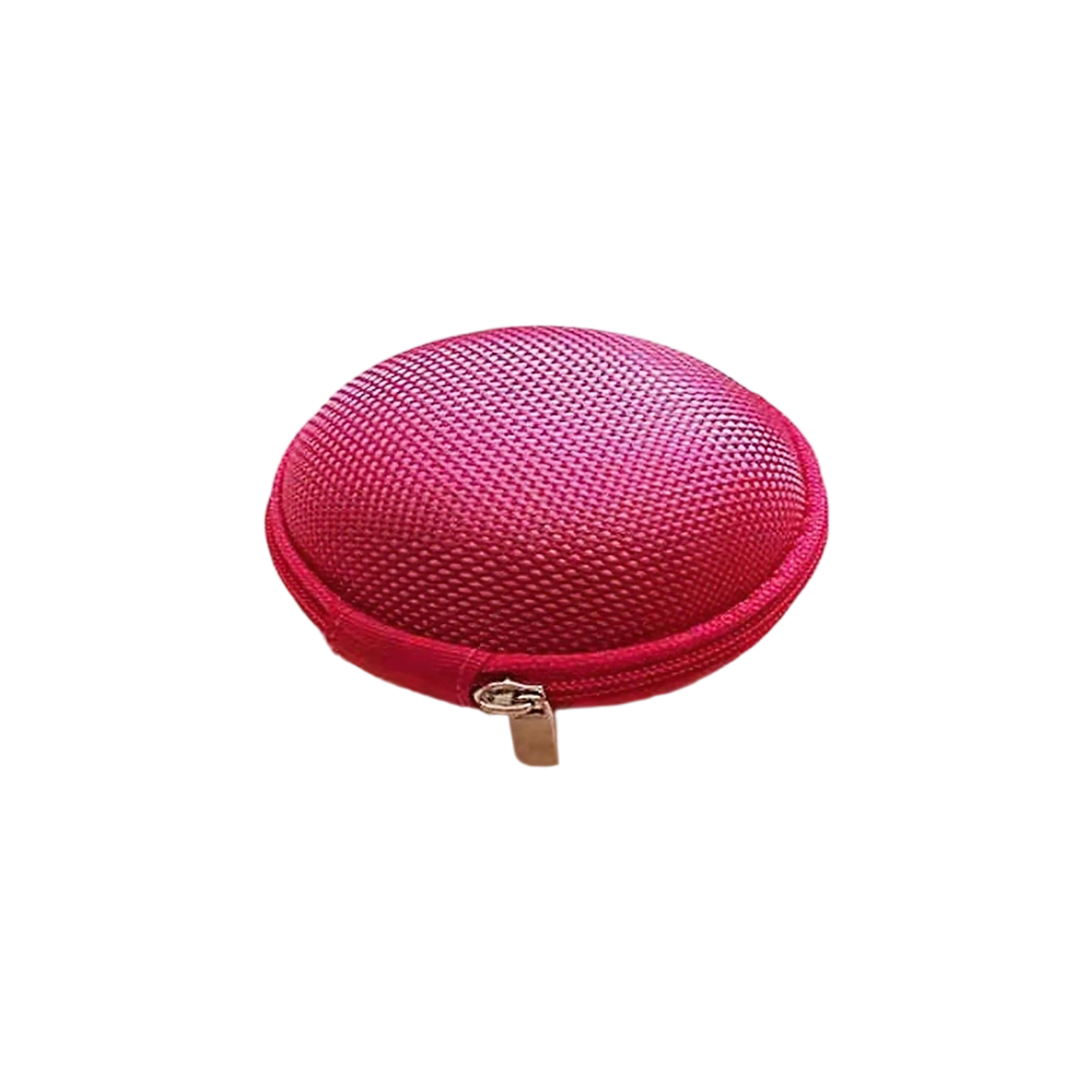 EVA Round Zipper Earphone Case With Mesh Pocket 14