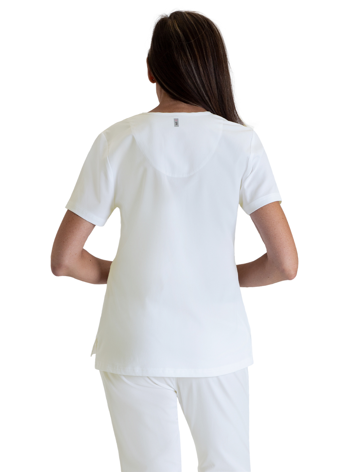 Grey's Anatomy Spandex Stretch - Women's One-Pocket Bree Tuck-In Scrub Top 19