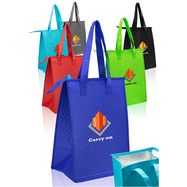 Zipper Insulated Lunch Tote Bag 7