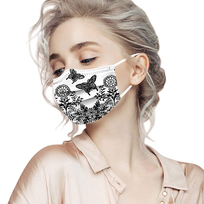 Individually Pack-3 Ply Disposable Full Color Masks 2