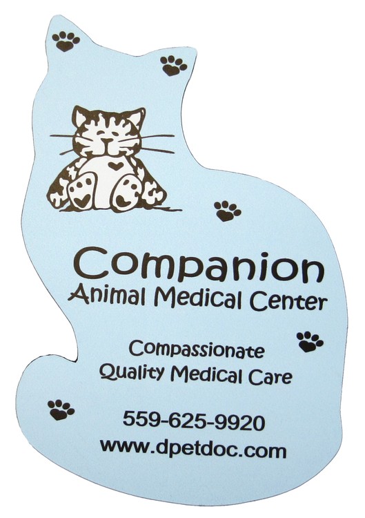4" Cat Shaped Magnet