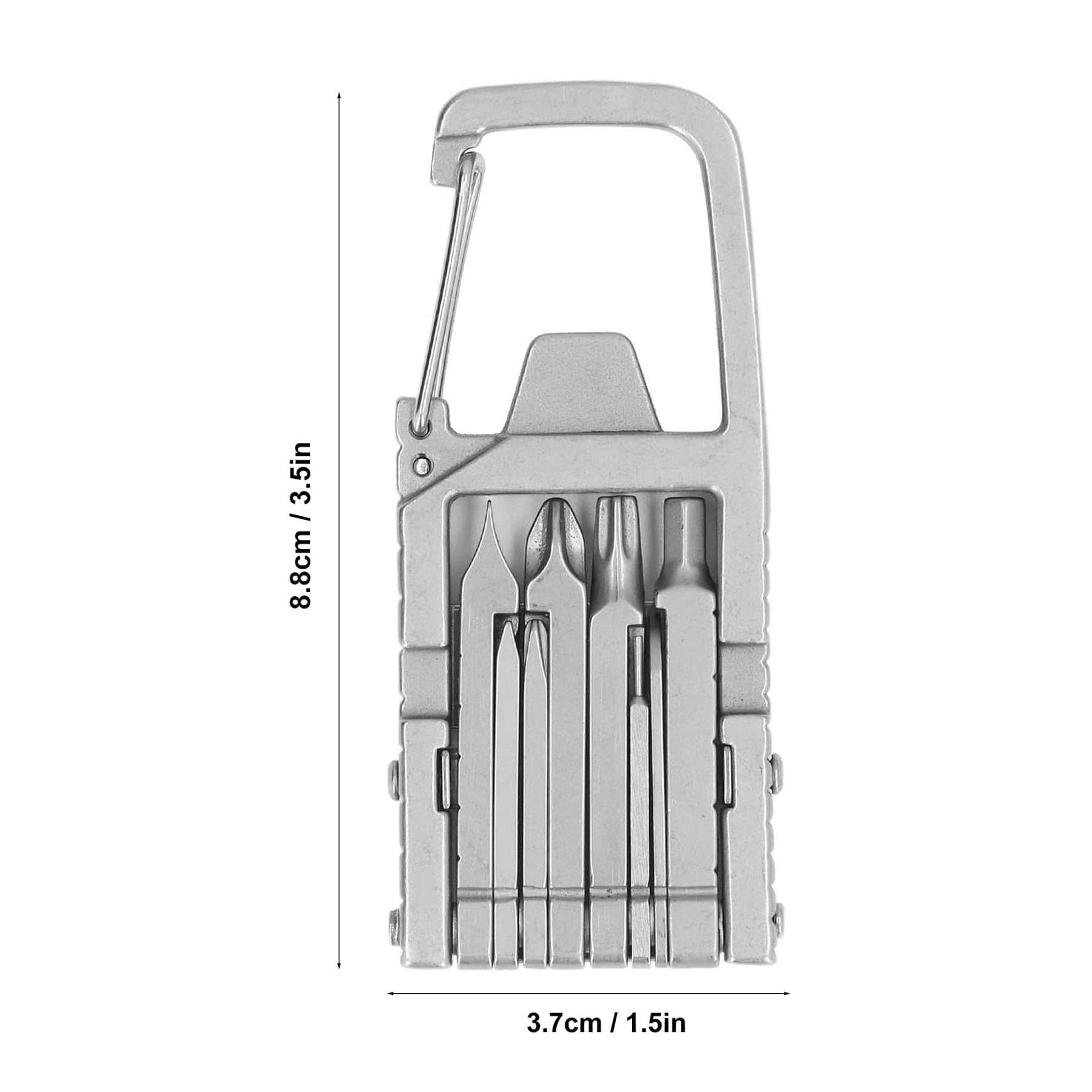 12-in-1 Keychain Folding Pocket Multi-Tool 5