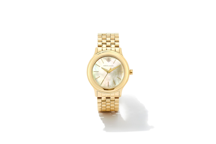 Kendra Scott Alex Gold Tone Stainless Steel 35mm Watch 1