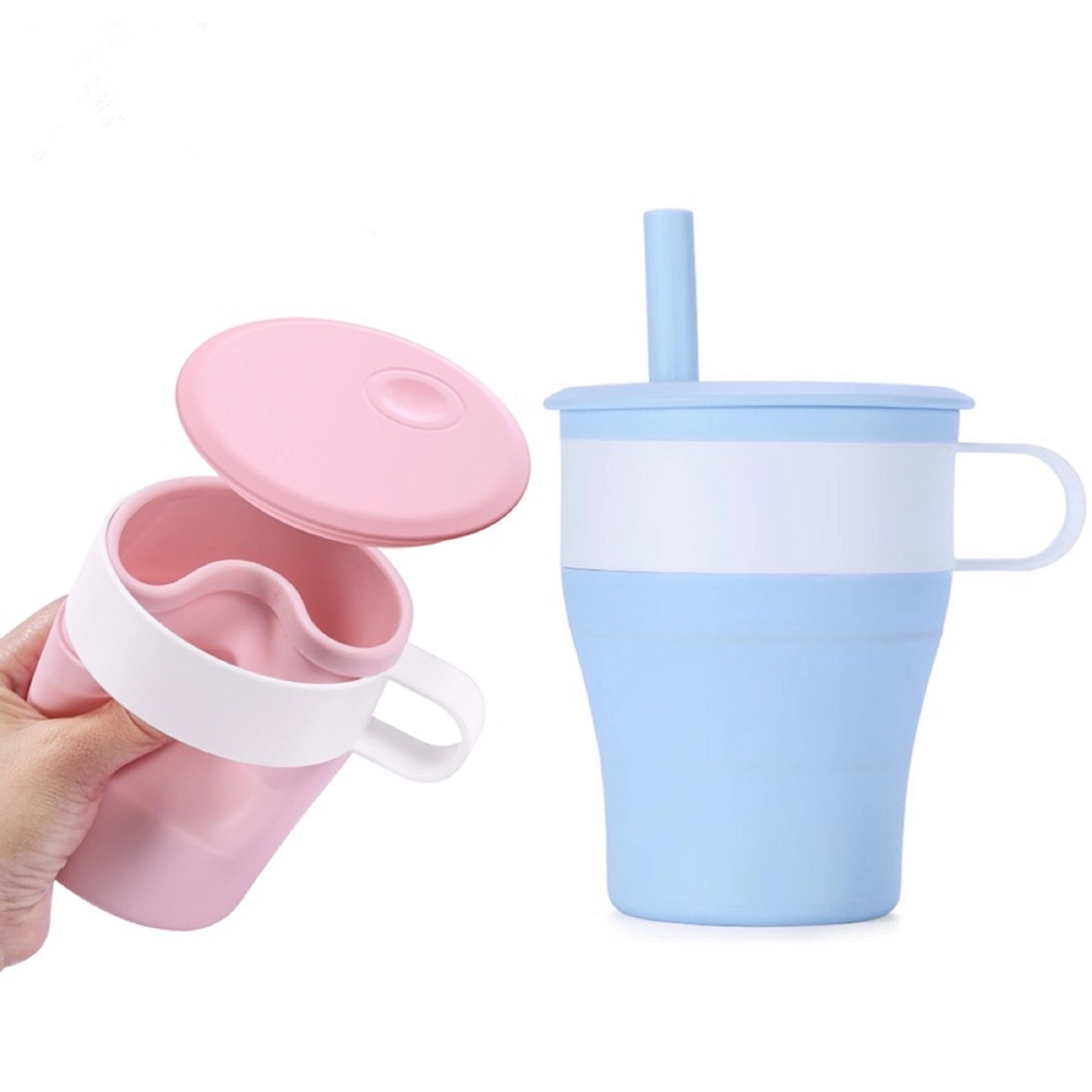 16 OZ Collapsible Reusable Silicone Coffee Cup 18