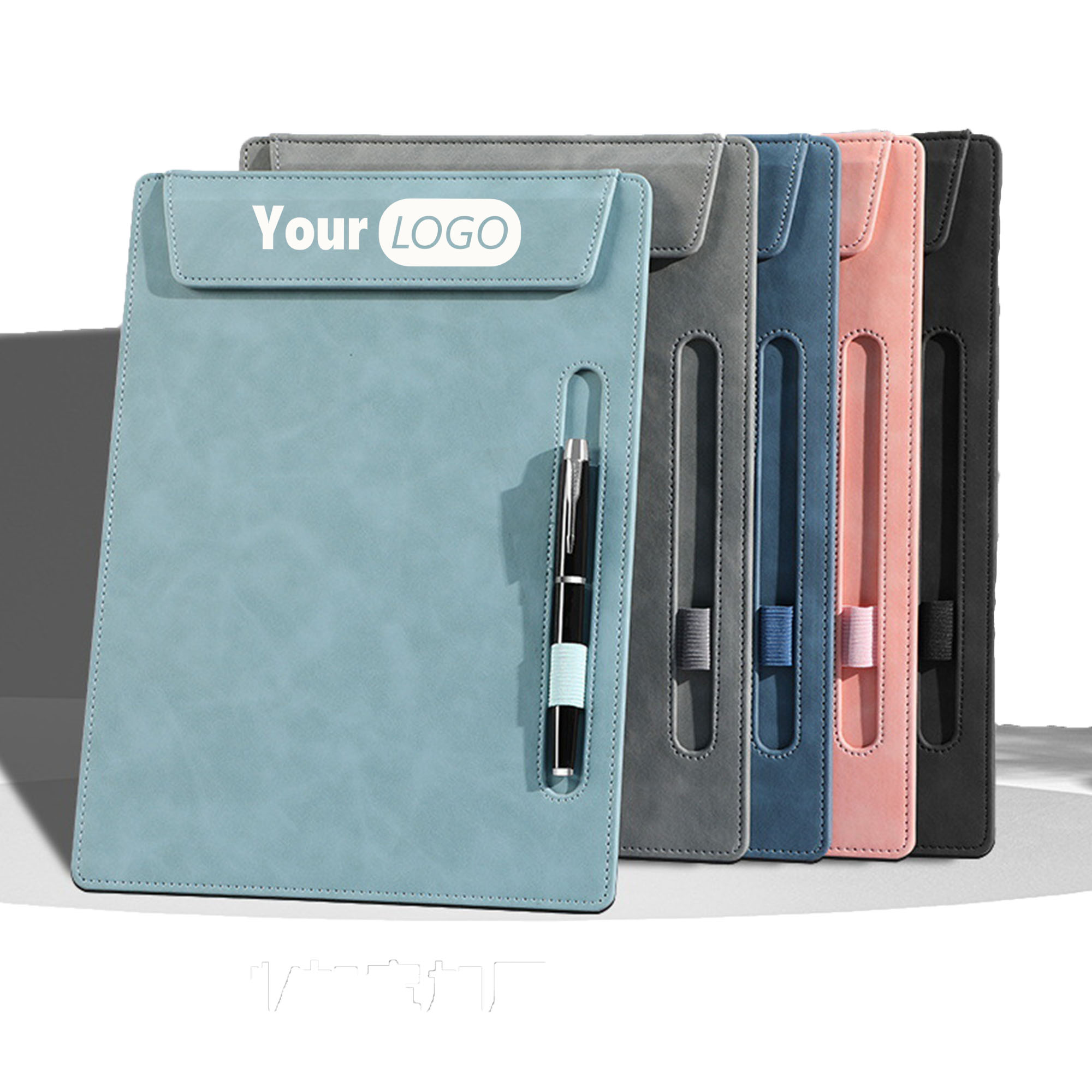 Custom Logo Leather Conference Padfolio 5