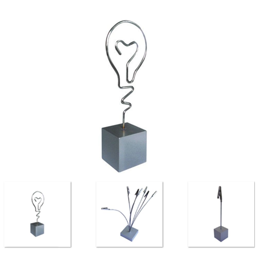 Light Bulb Shape Memo Clip Holder 2