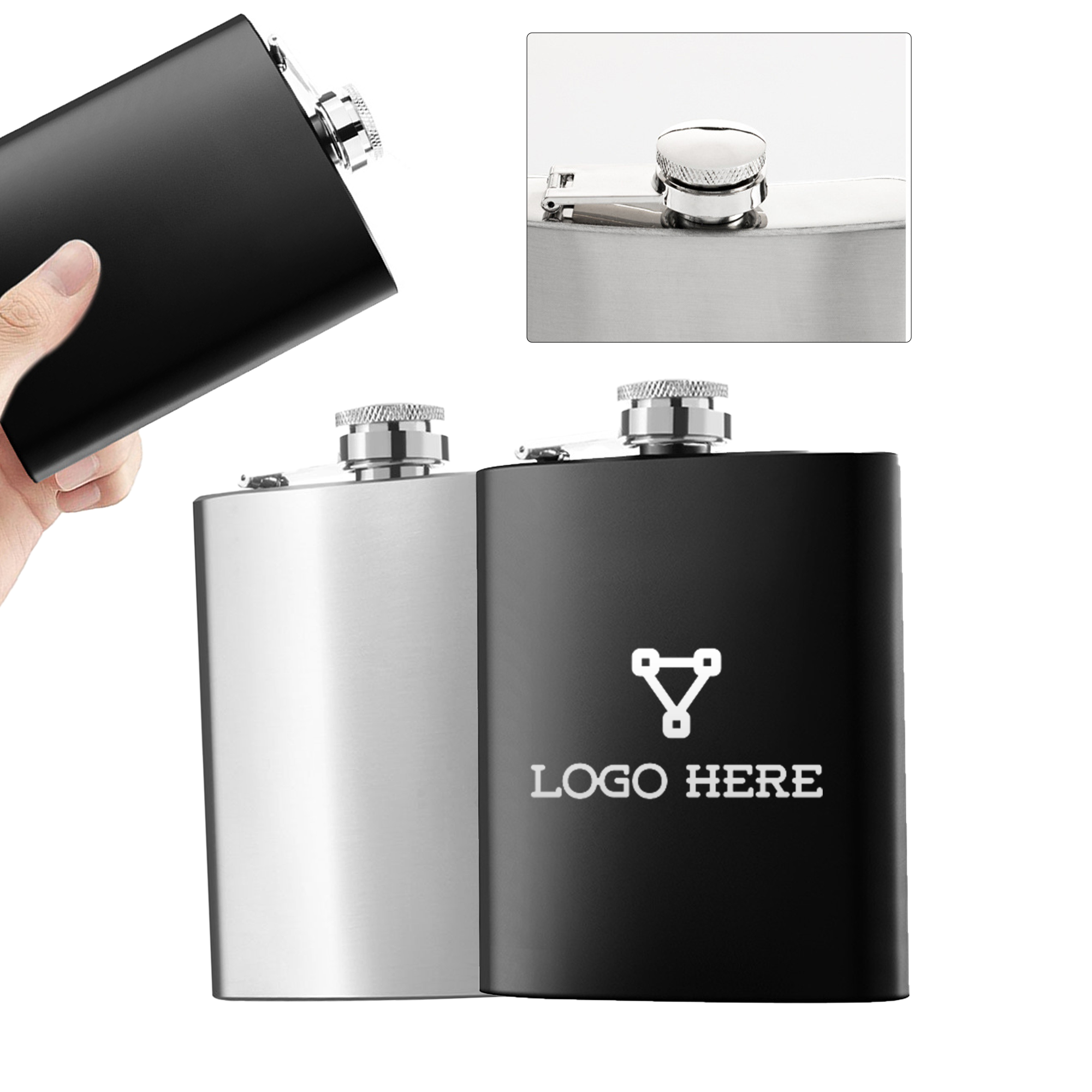 Simple Portable Wine Flask 3