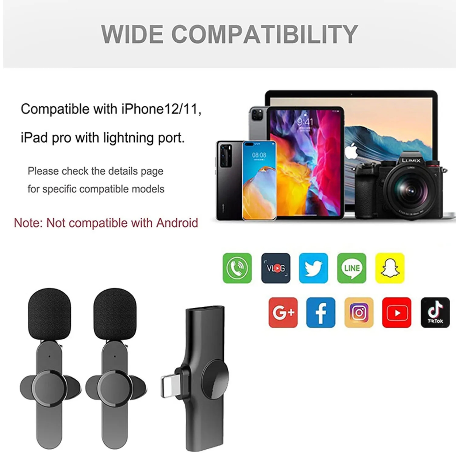Wireless Collar Clip Microphone 5
