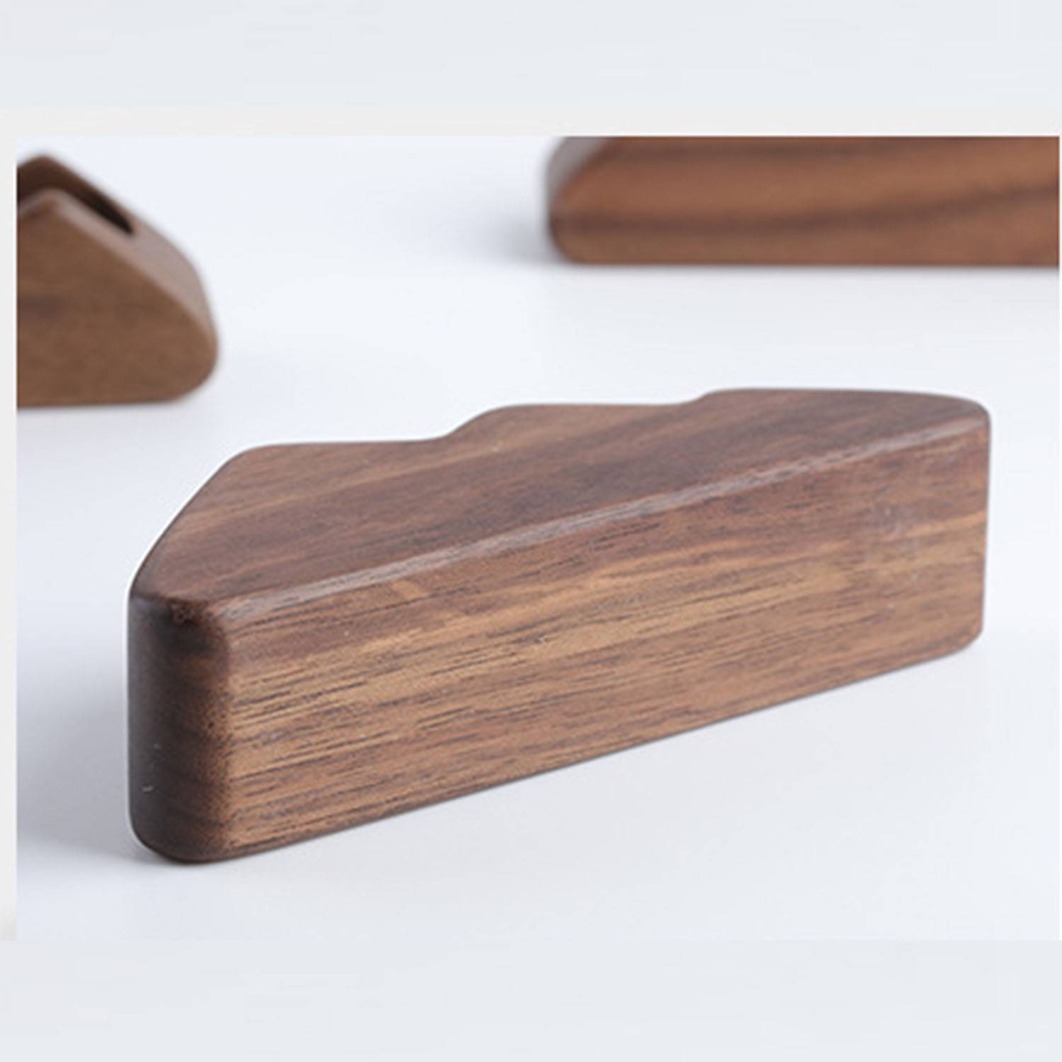 Wooden Business Card Stand Desktop 4