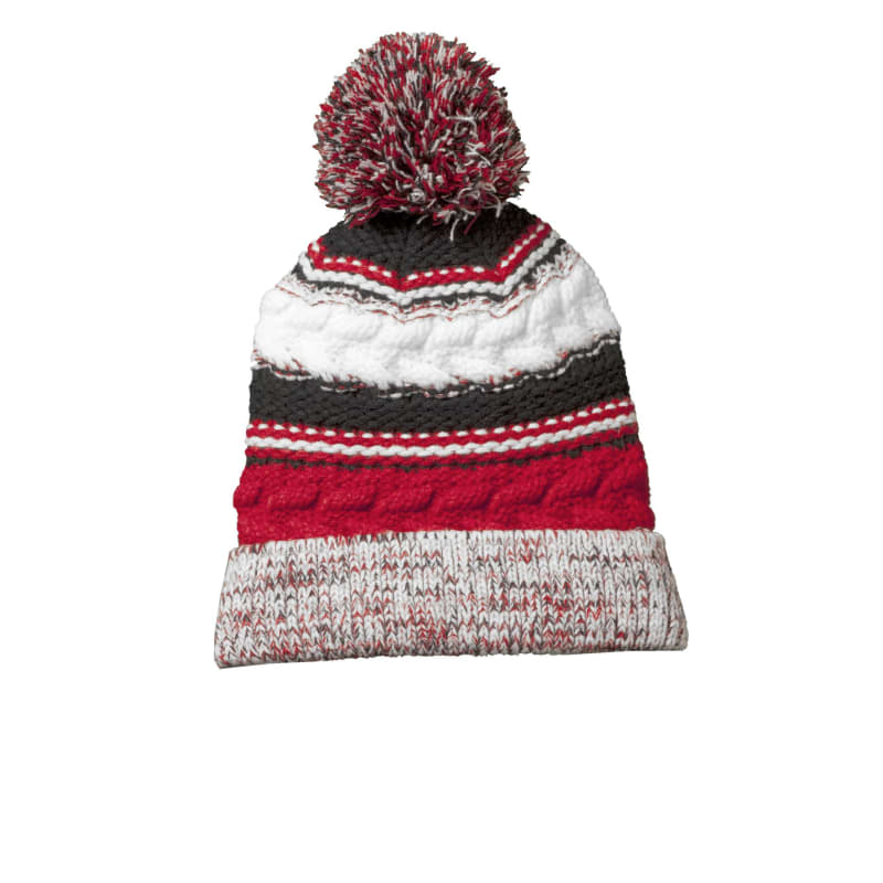 Sport-Tek Pom Pom Team Beanie. 2