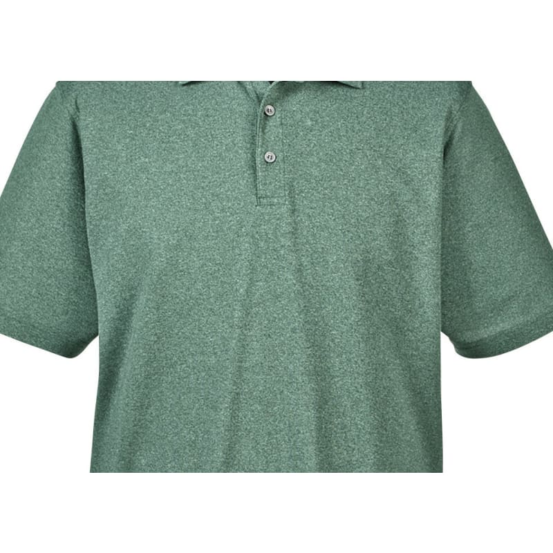 UltraClub Men's Heathered Piqué Polo 4