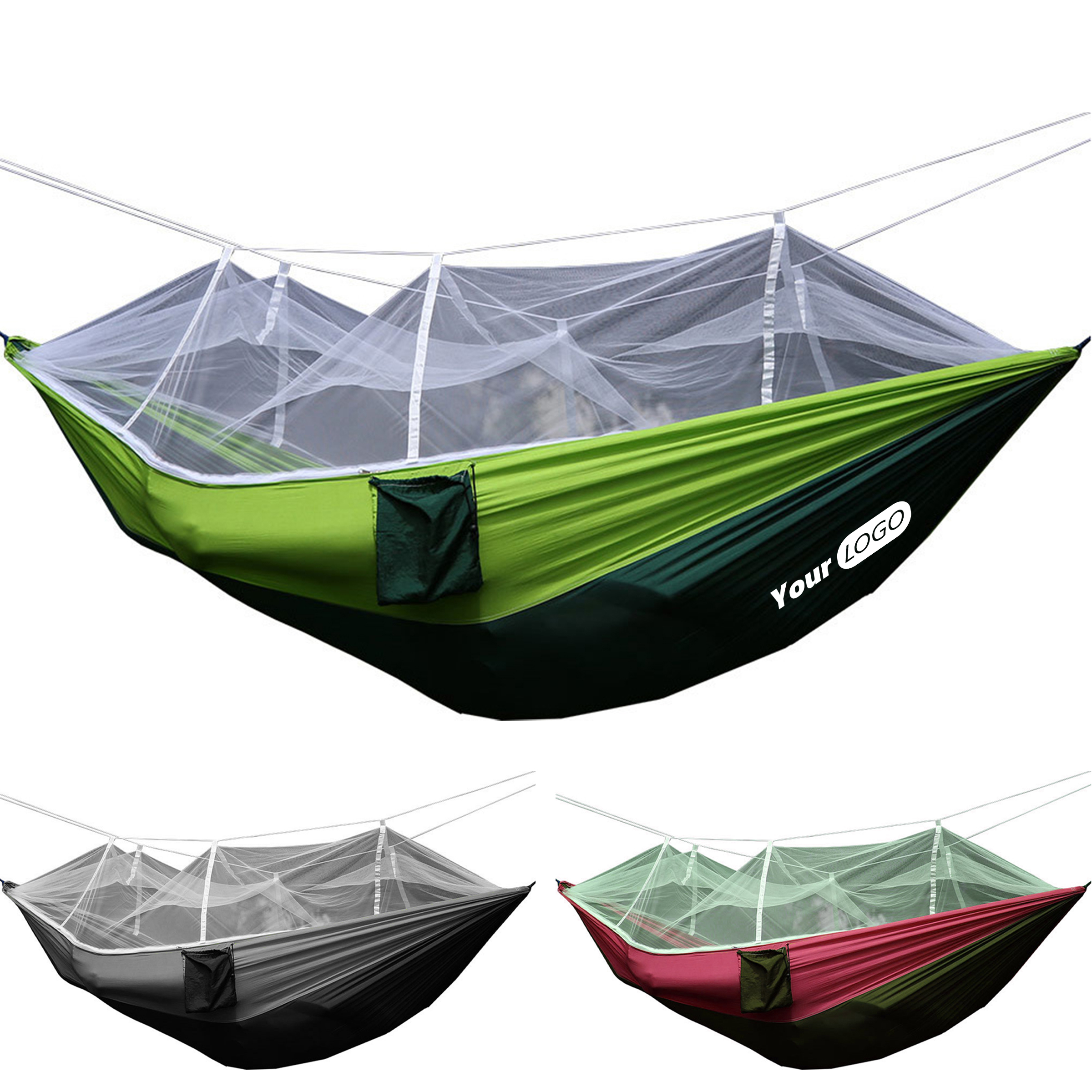 Nylon Outdoor Mosquito Proof Camping Hammock 5