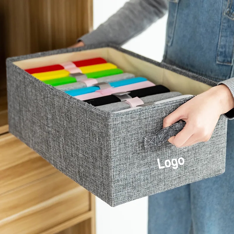 Fabric Storage Bins Cube With Double Handle 3