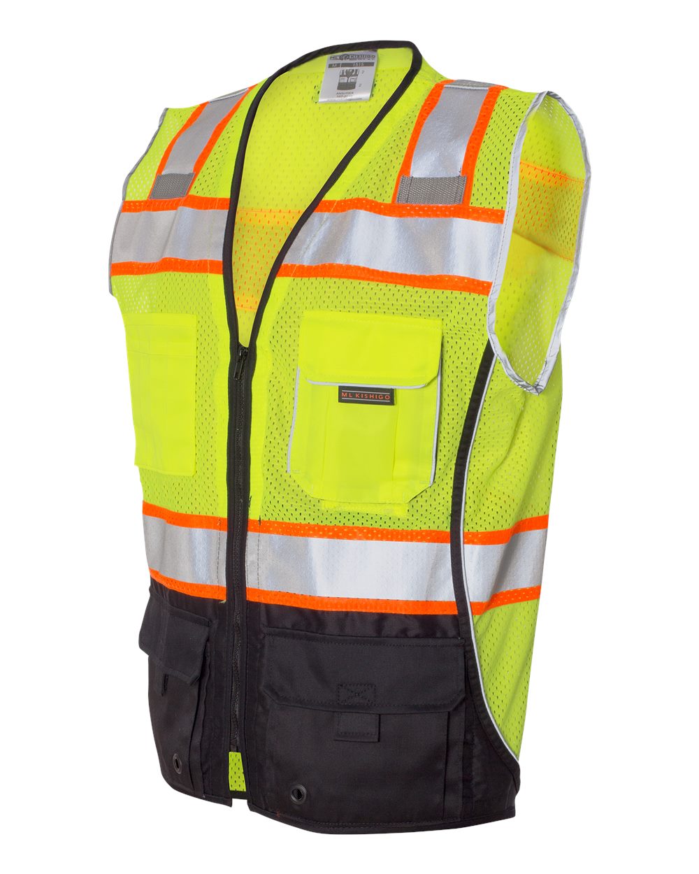Unisex Premium Black Series® Black Bottom Class 2 Vest - 1515-1516 5