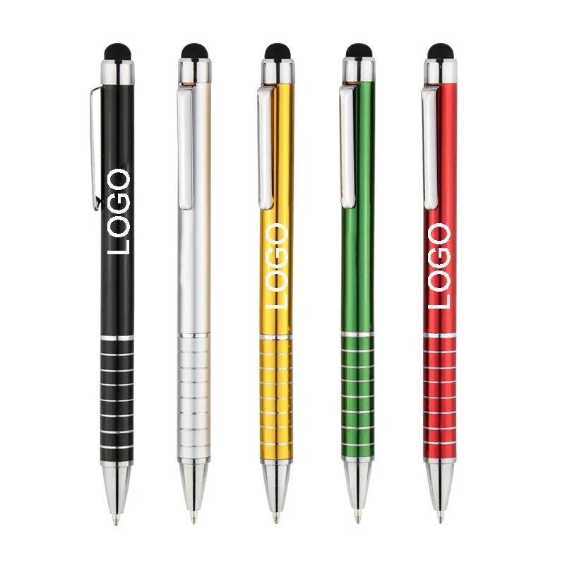 Aluminum Ballpoint Pen with Stylus 3