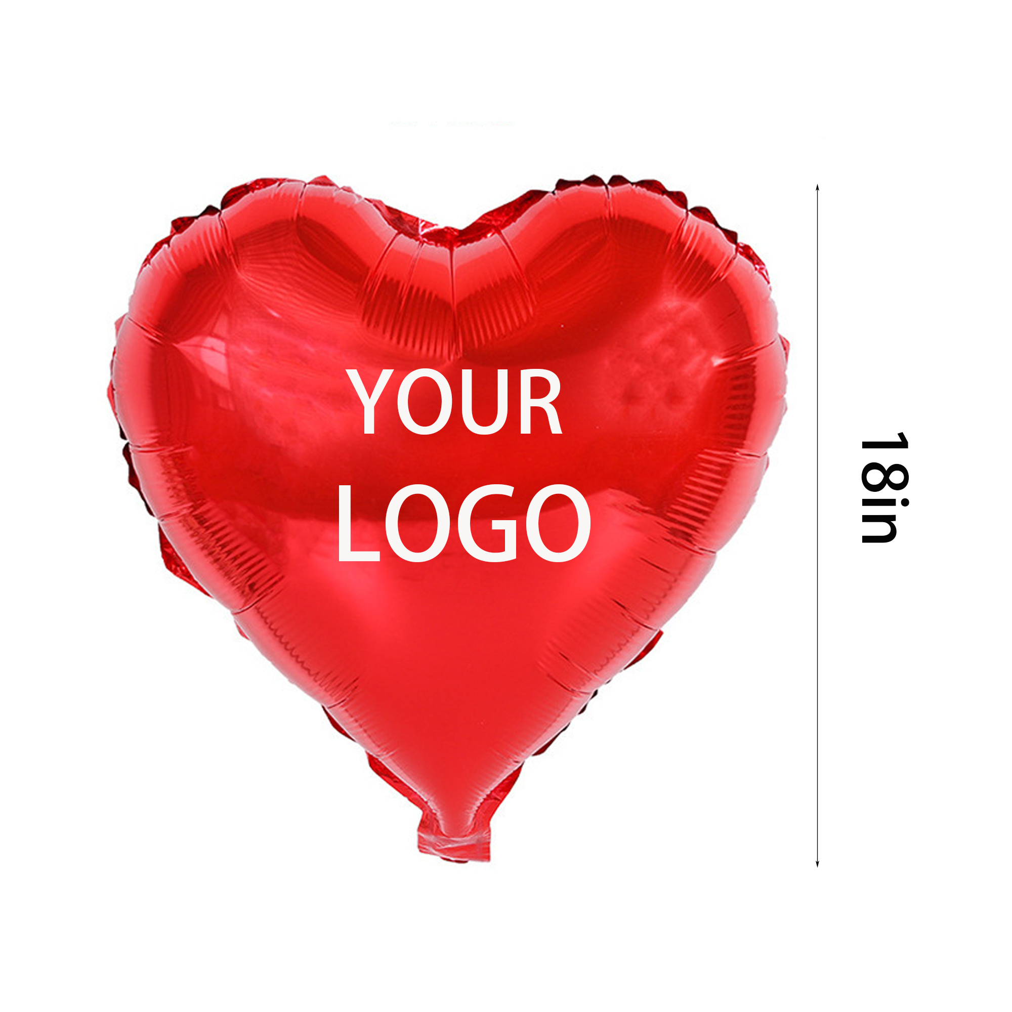 18-inch Heart-shaped Aluminum Foil Balloons 2