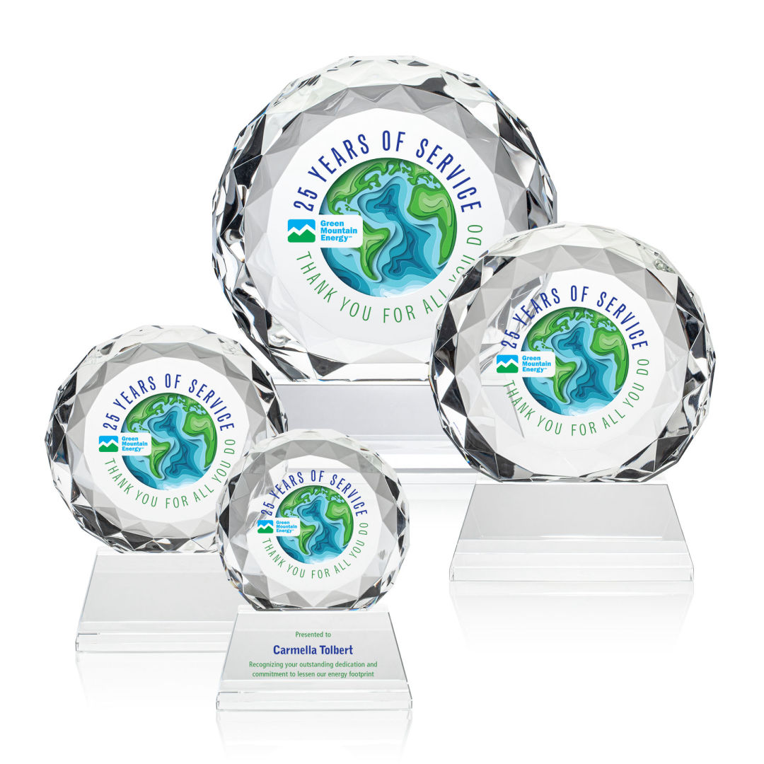 Seville VividPrint™ Award on Entwhistle Base - Clear 3