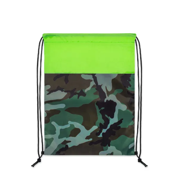 Colored Camo Drawstring Tote Bags 2