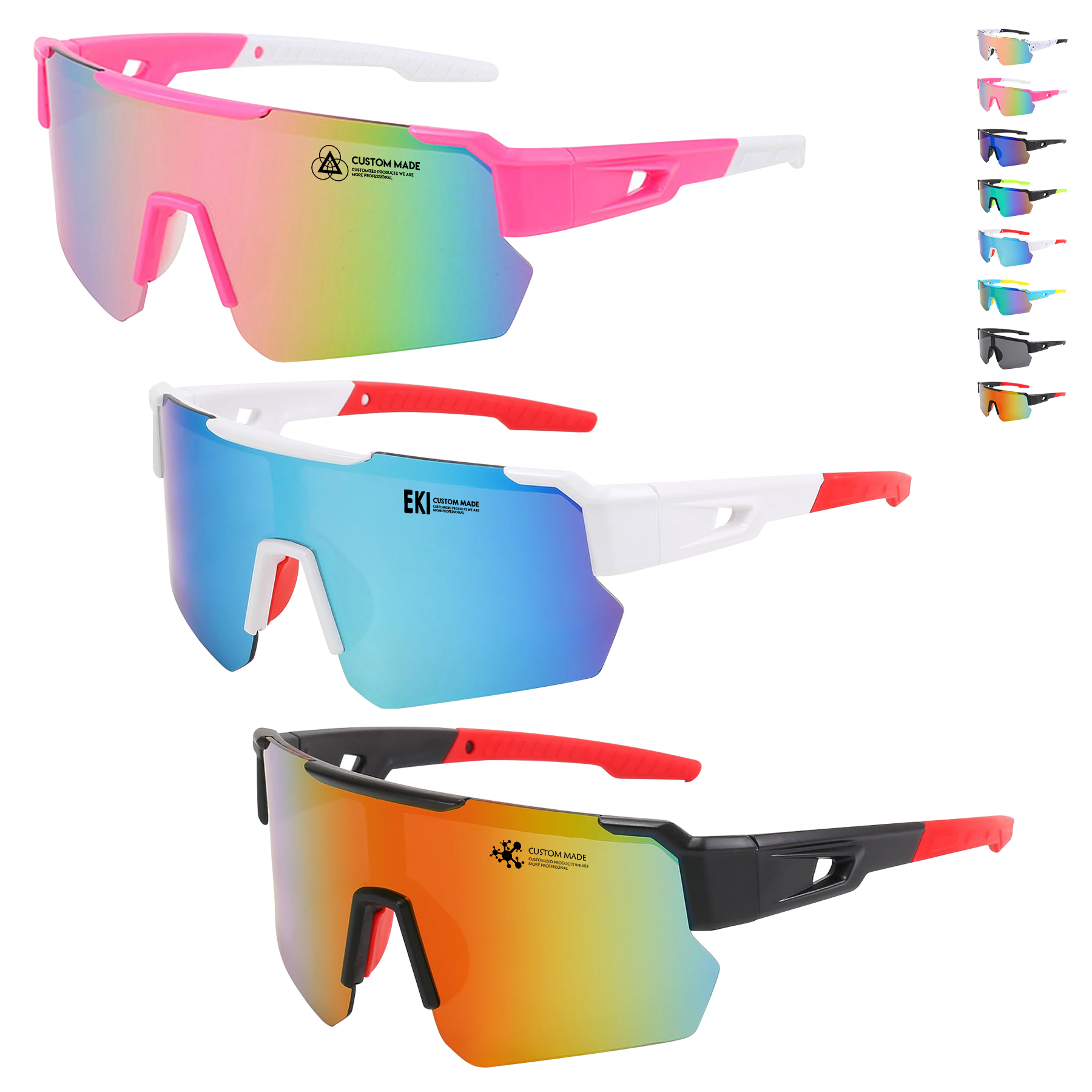 Customized Outdoor Cycling UV Protection Sunglasses 3