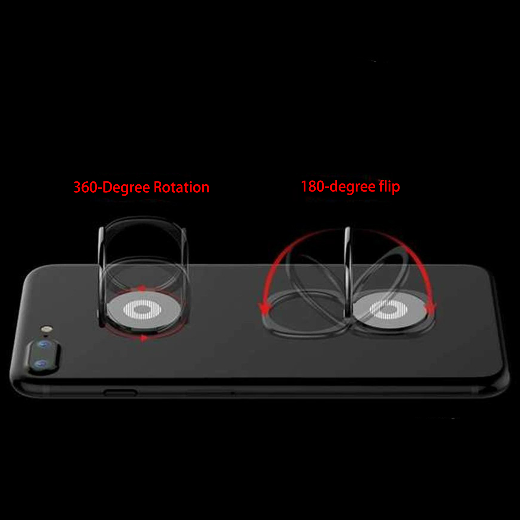 360 Degree Rotate Metal Cell Phone Stand Ring Holder 6
