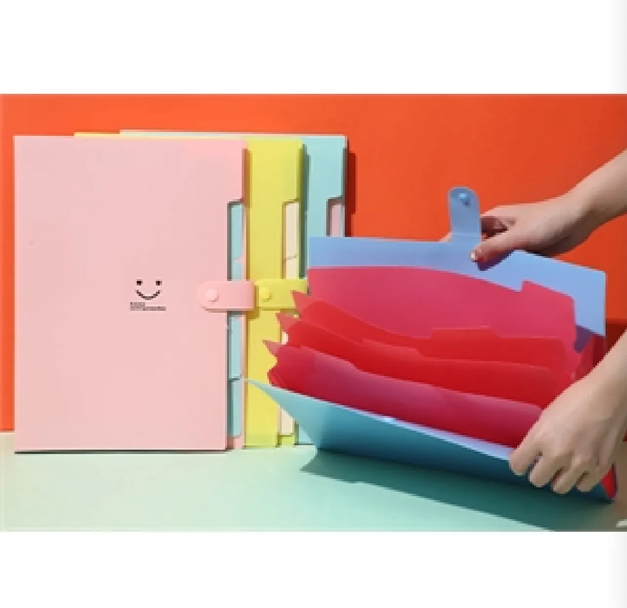 5-Pocket Colorful Drawer File Folder 3