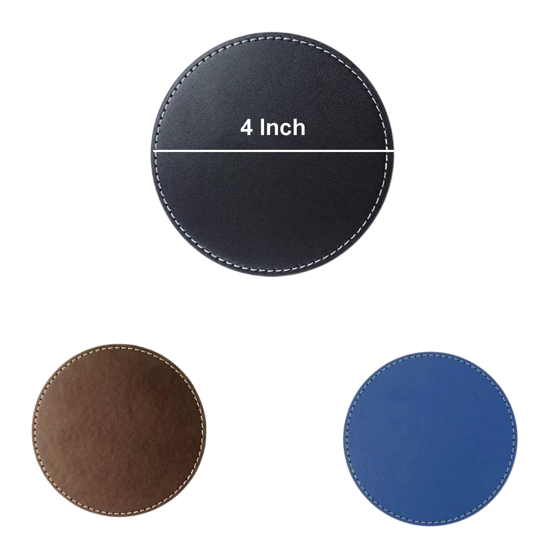 Double-Sided Leather Coaster 2