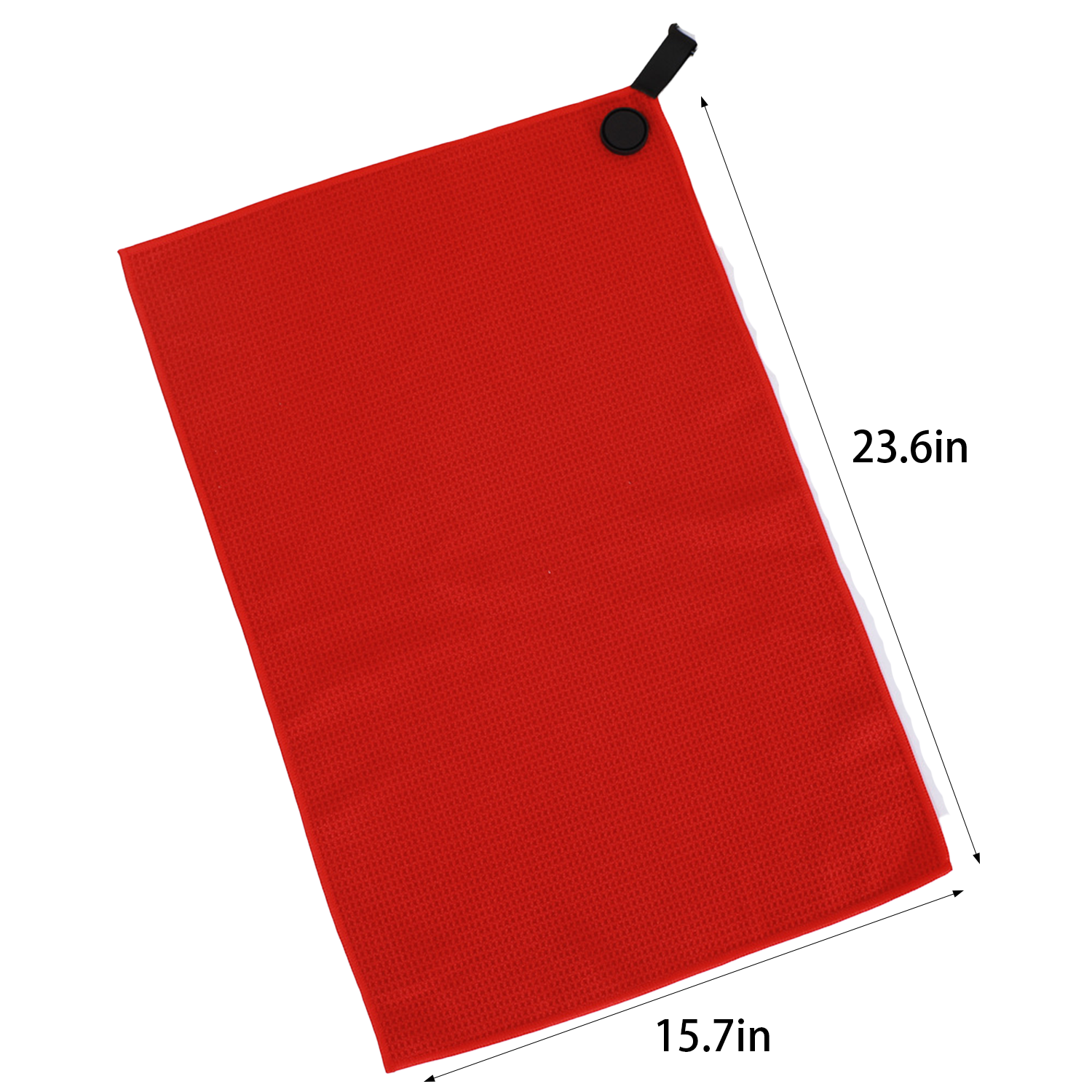 Golf Towel W/ Clip Microfiber Waffle Design 17