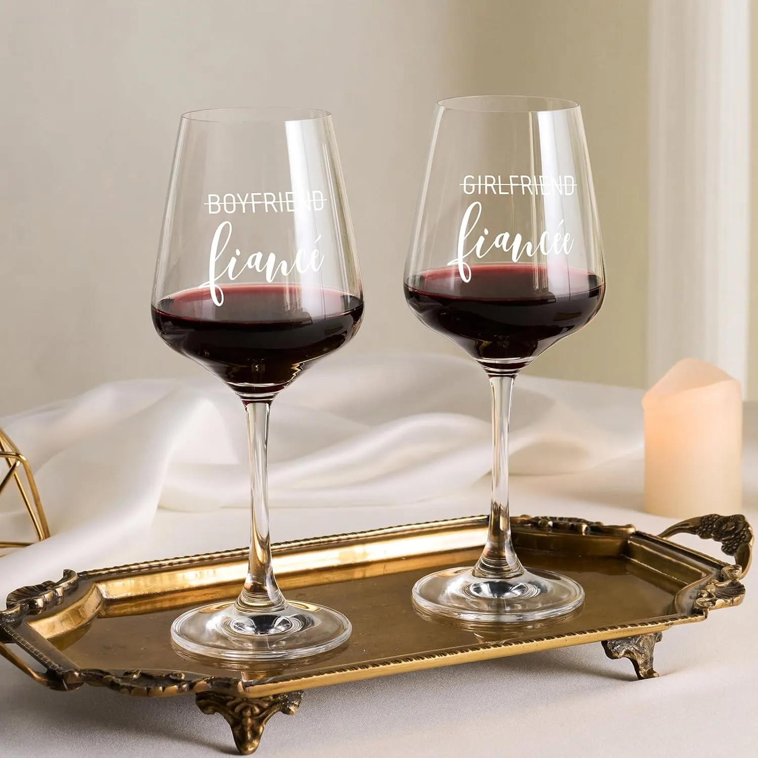 Wine Glasses Wedding Gifts for Couples 2