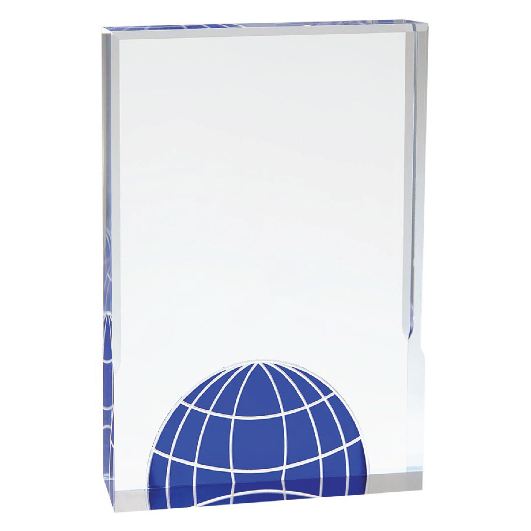 6" x 8" Blue Globe Acrylic 2