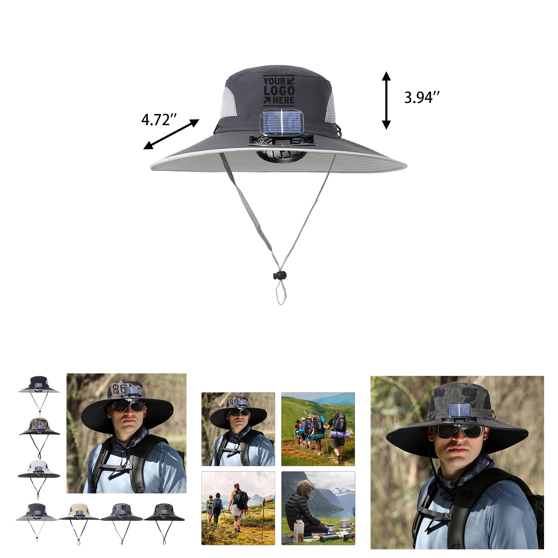 Fan Hat with Large Airflows Power 2