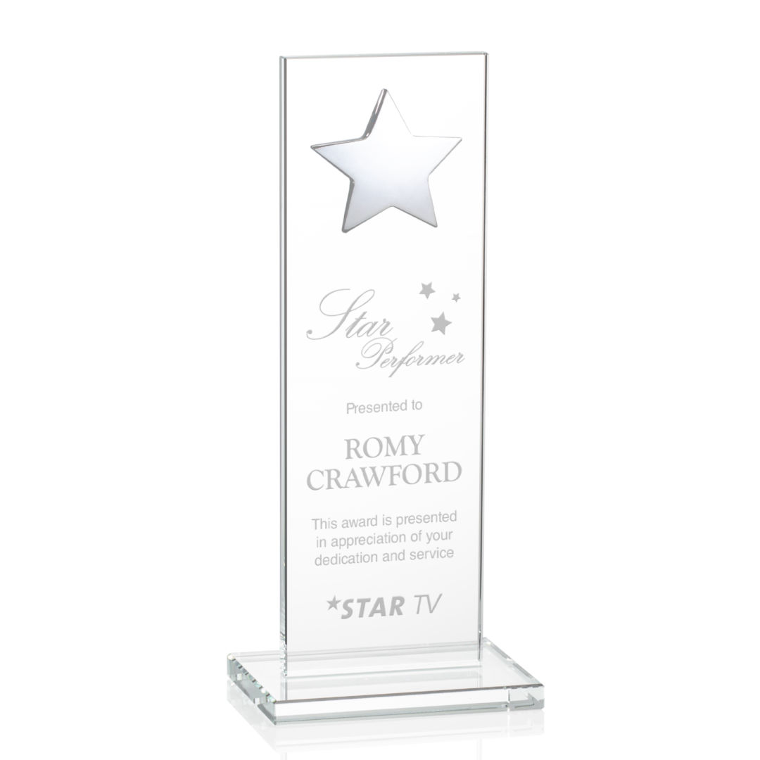 Dallas Star Award - Clear/Silver 8