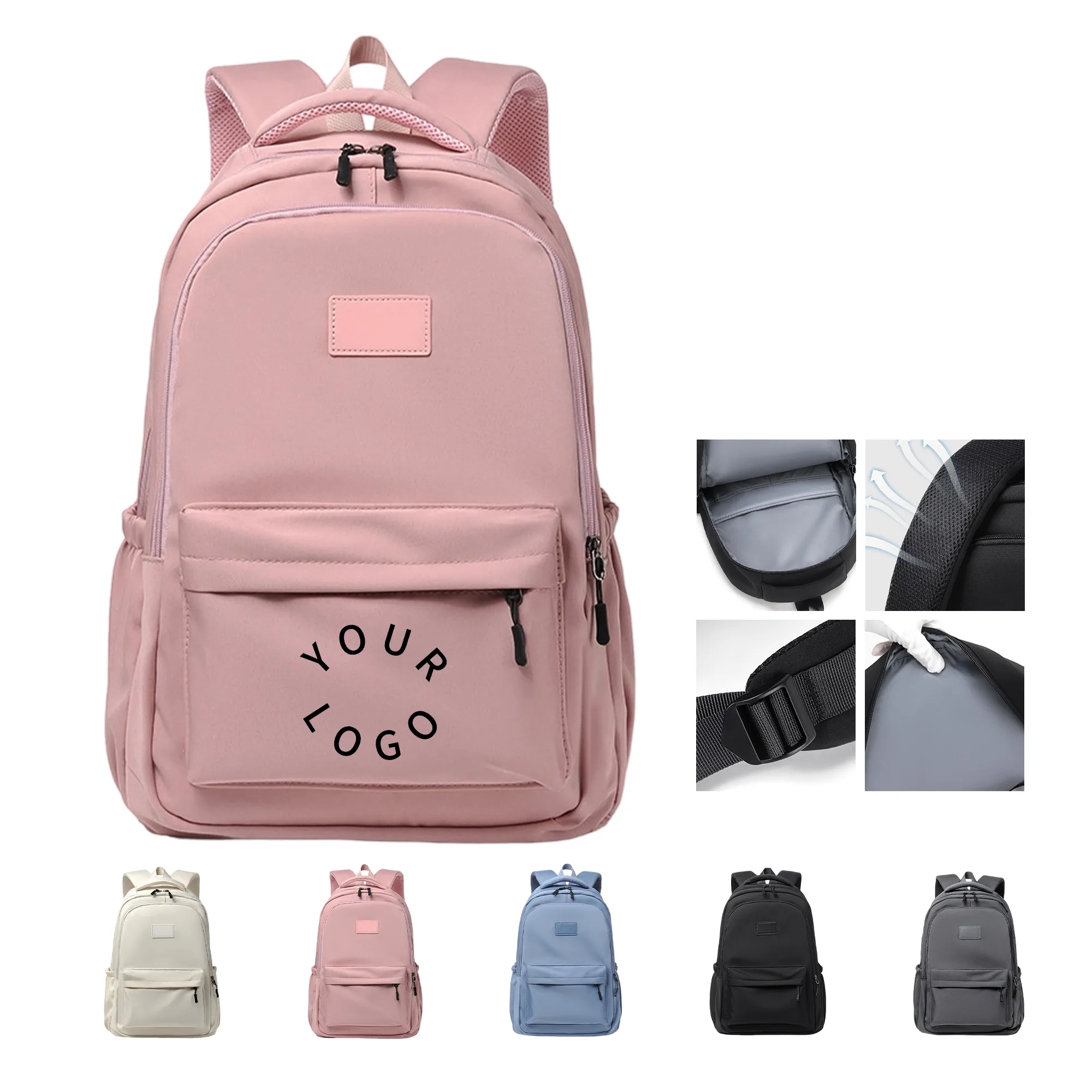 Unisex Backpack Polyester Office 6
