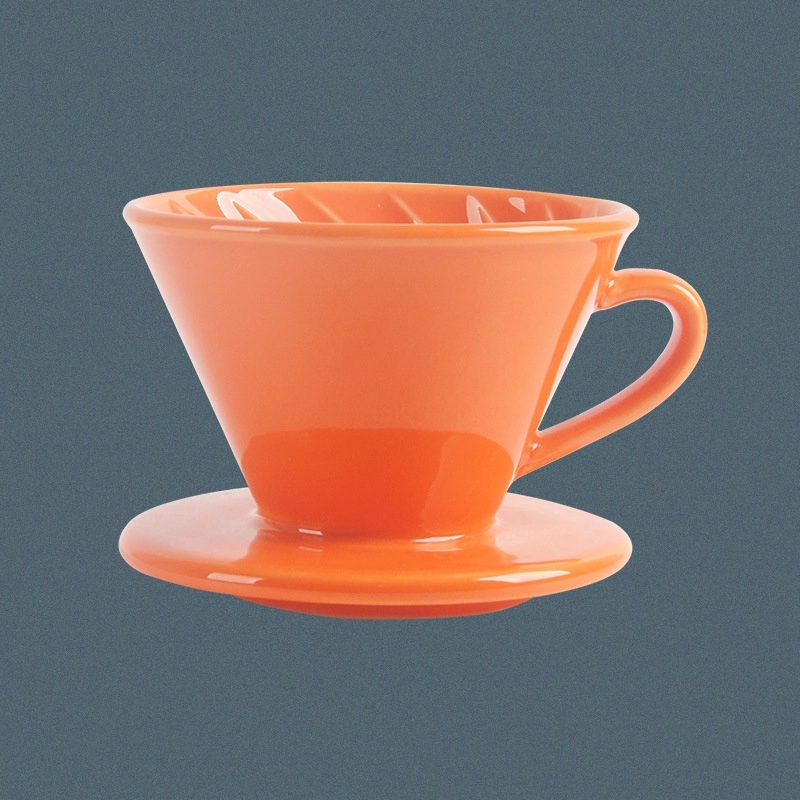Custom Ceramic Over Coffee Brewing Filter Cone 8