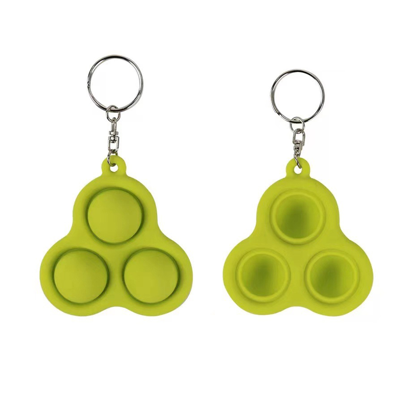 Silicone 3Bubbles Simple Dimple Fidget Popper Therapy Toys 2