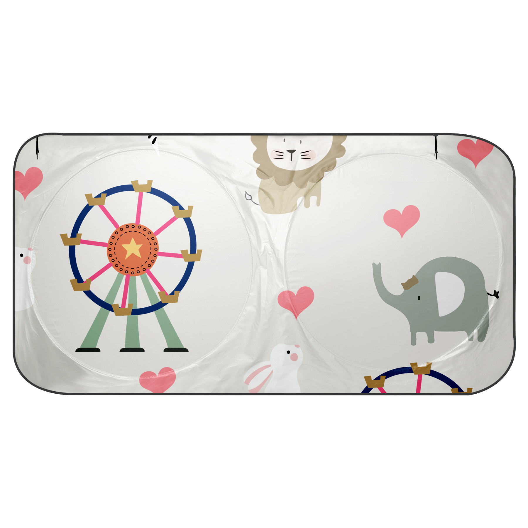 Silver-Coated Front Window Car Sunshade Windshield Shade (59'' x 27.5'') 17