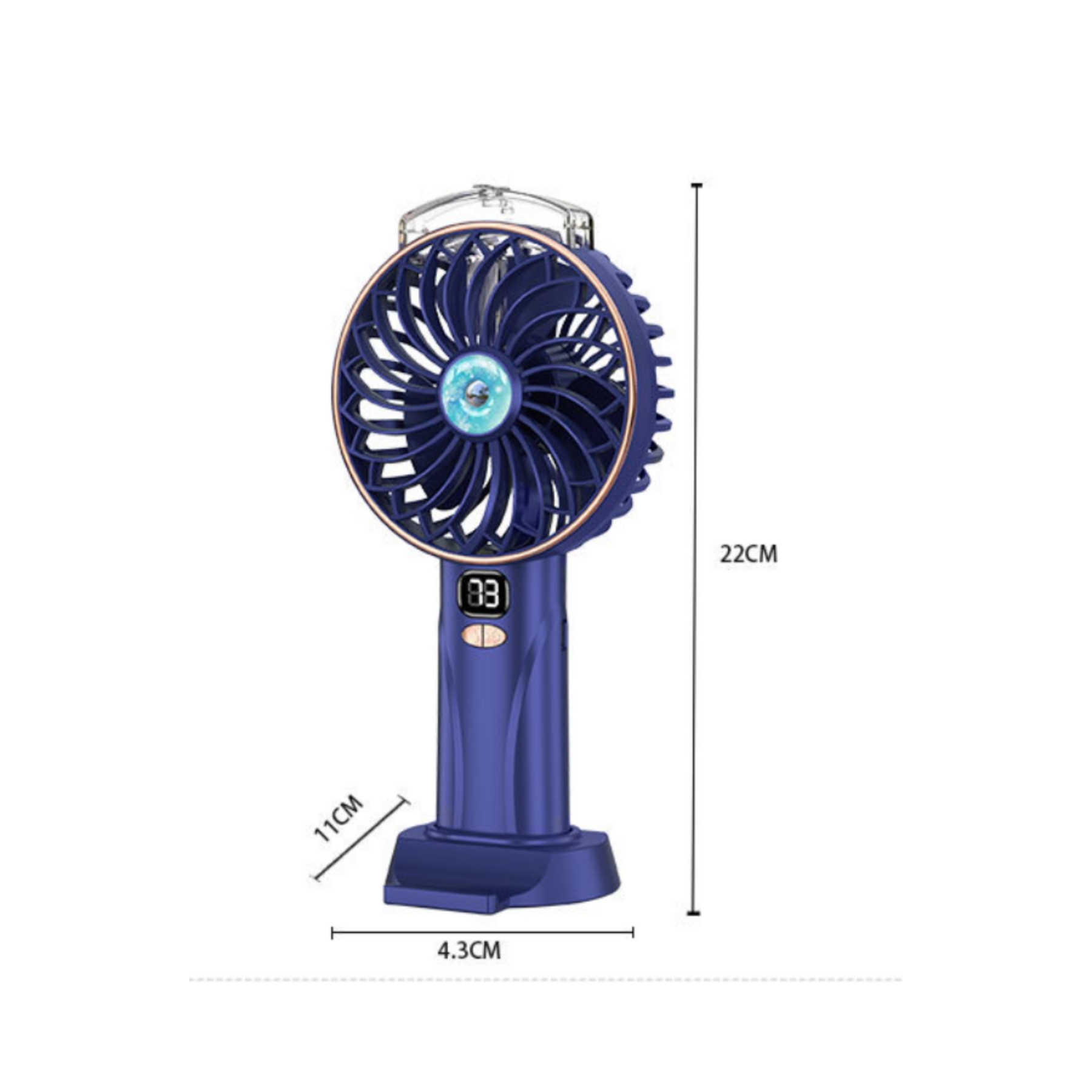 LCD Digital Display Fan 2