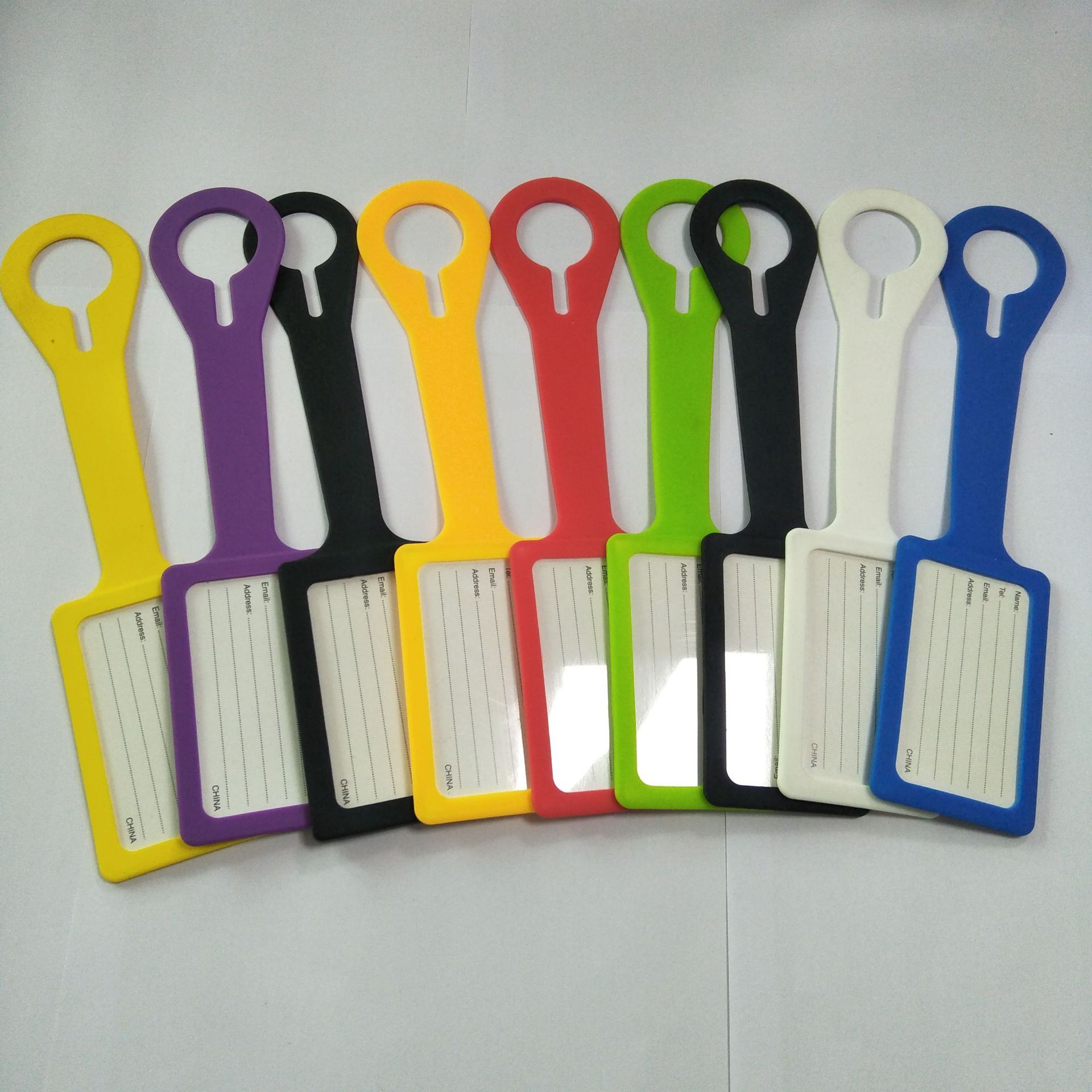 Silicone Luggage Tags With Customized Logo 4