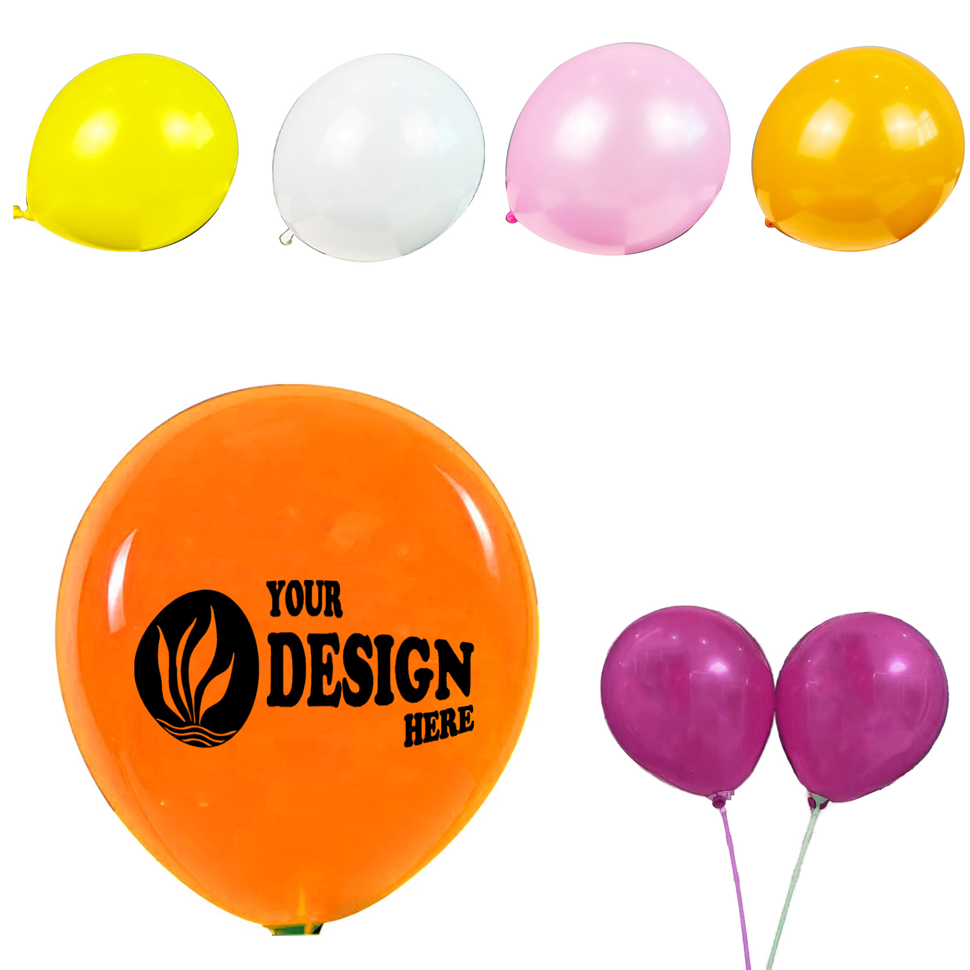 Custom 12" Color Balloon 2