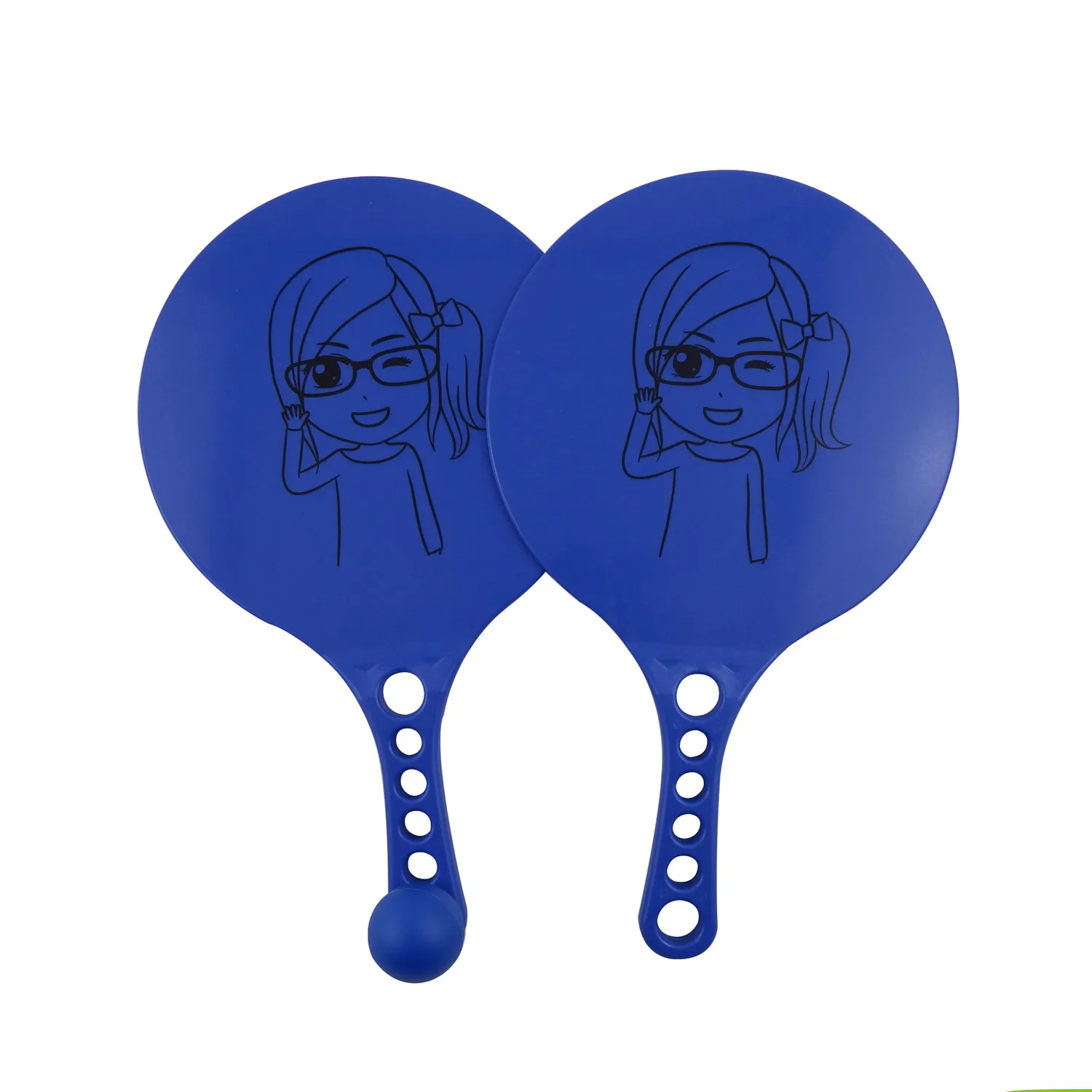 Plastic Beach Rackets With Ball 5