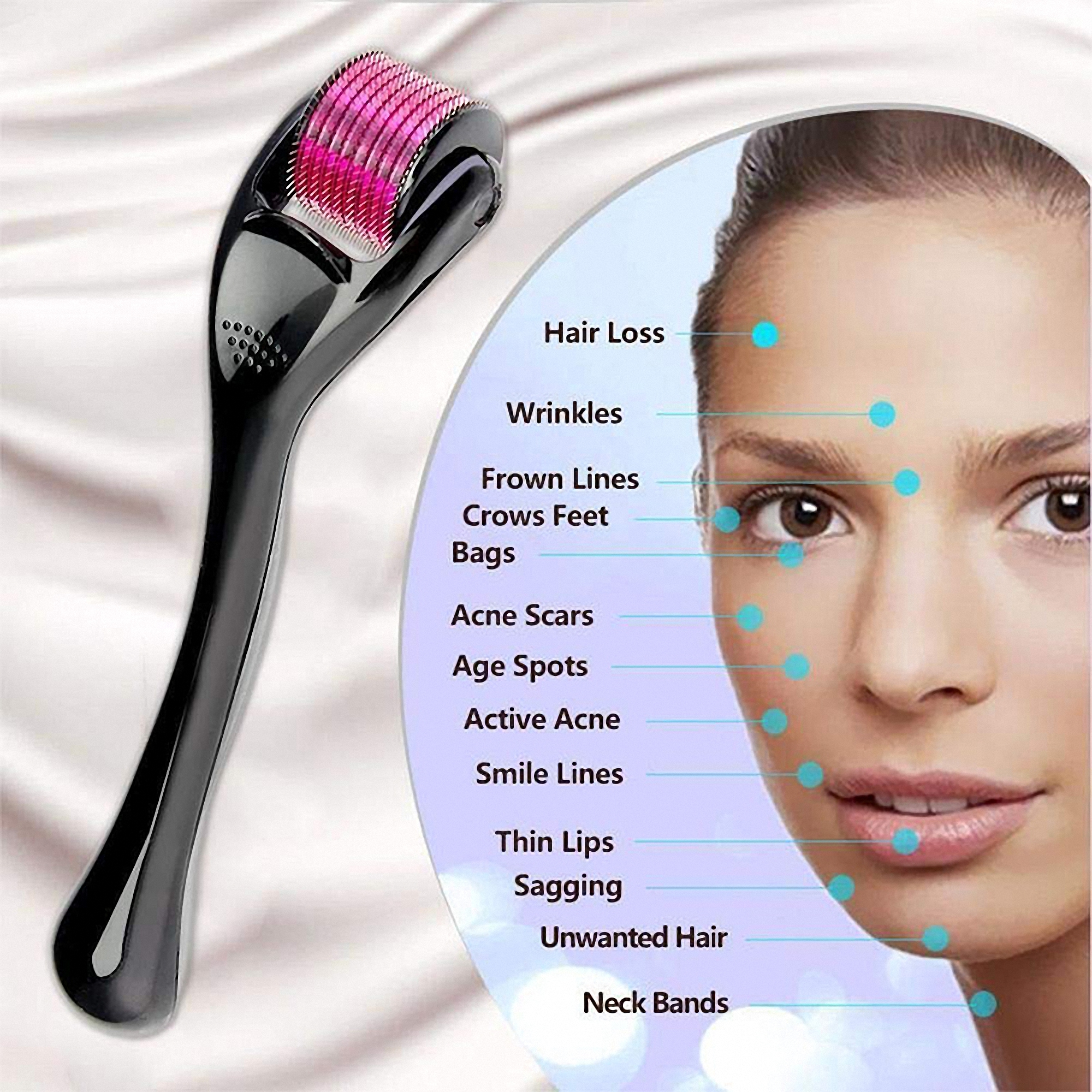0.2mm Microneedle Facial Roller 3