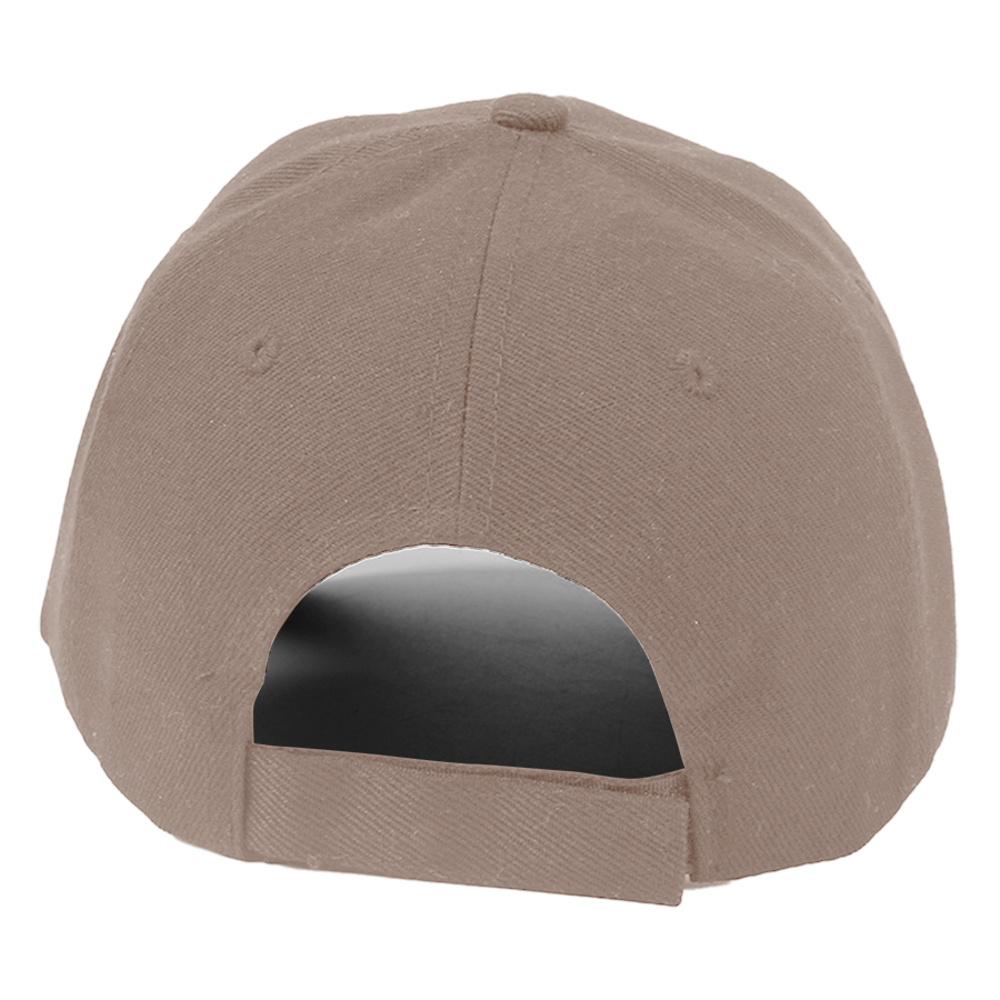 Stock Solid Color Polyester 6-Panel Cap 42