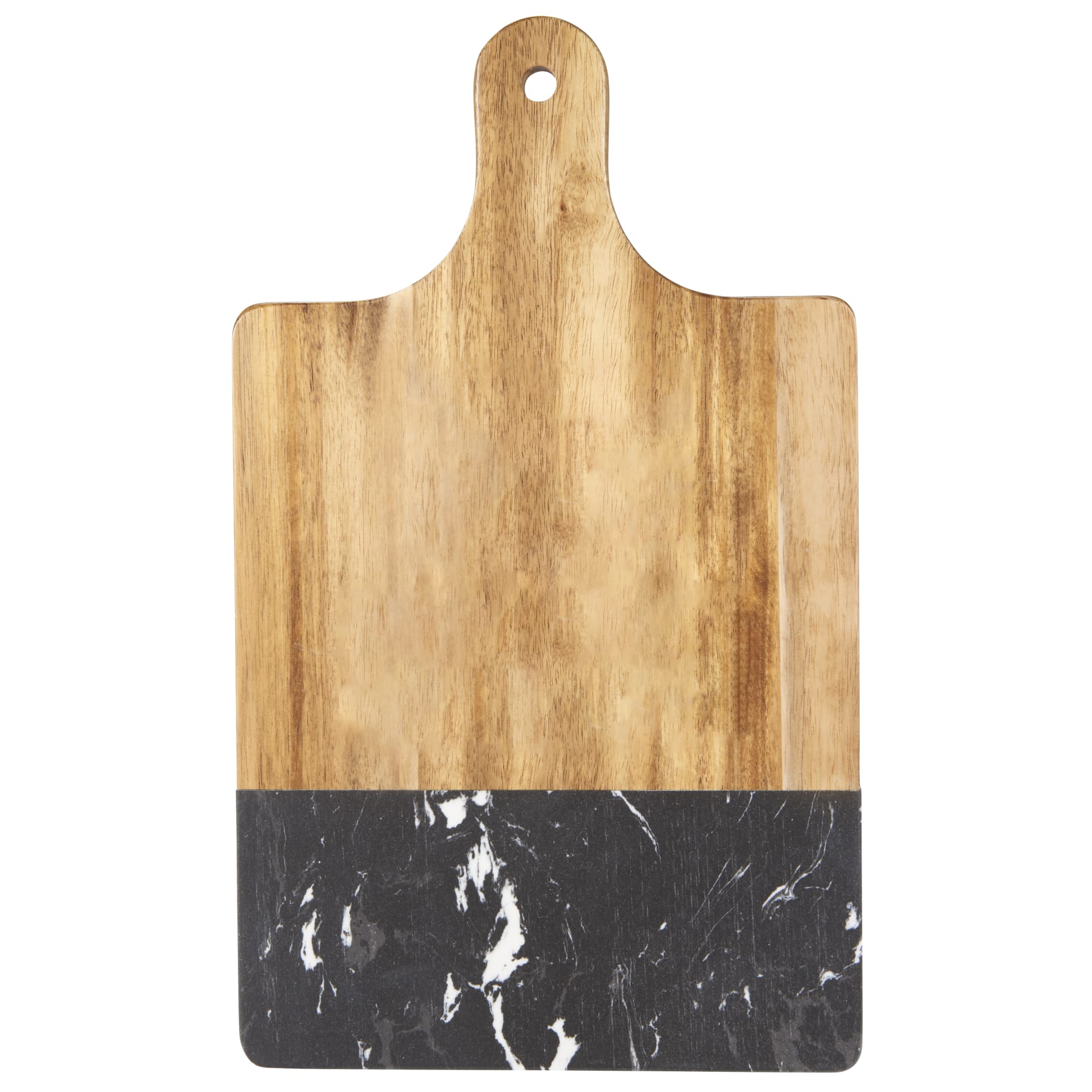 Black Marble and Wood Cutting Board 14