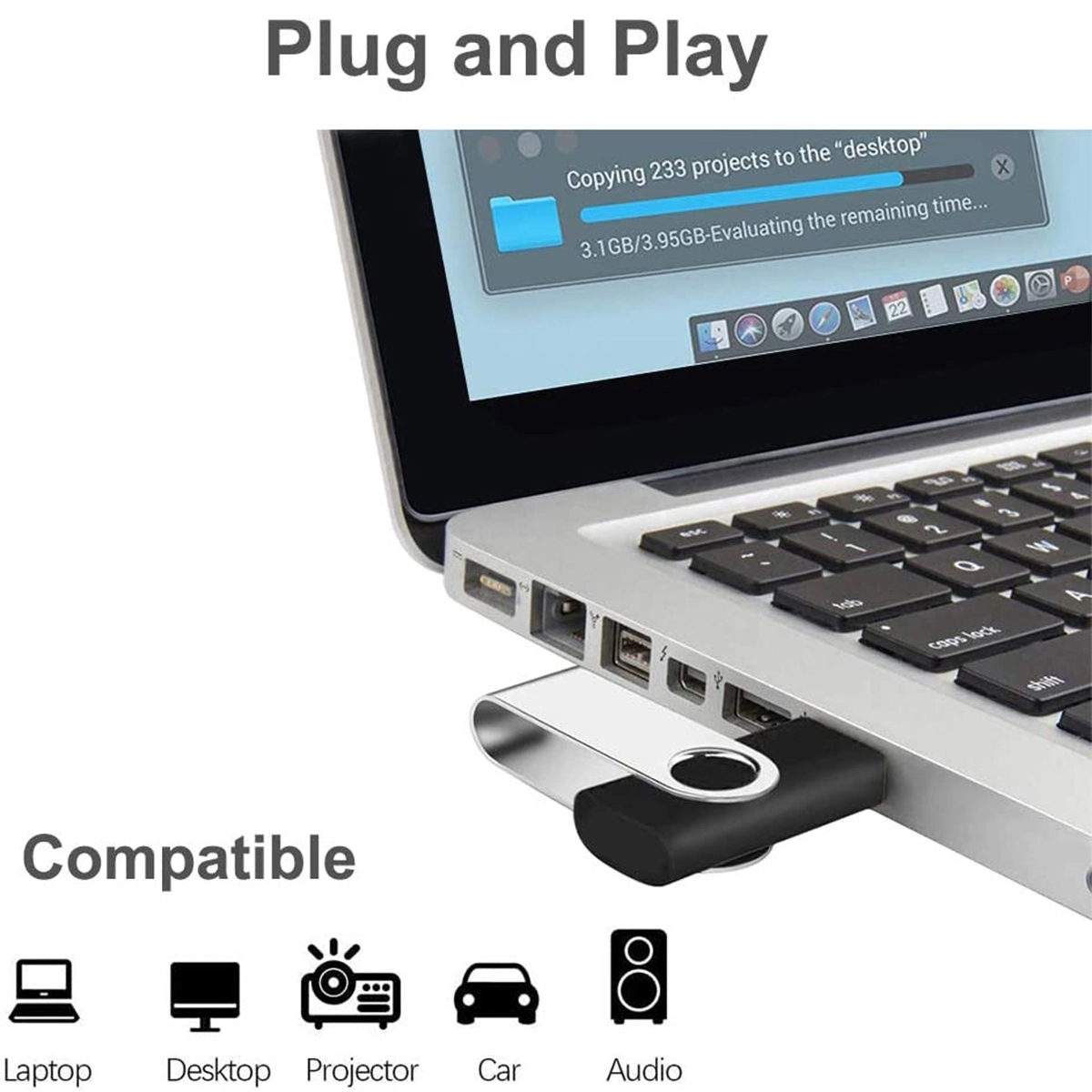 8G Bulk Flash Drives Thumb Drive USB U Disk 4