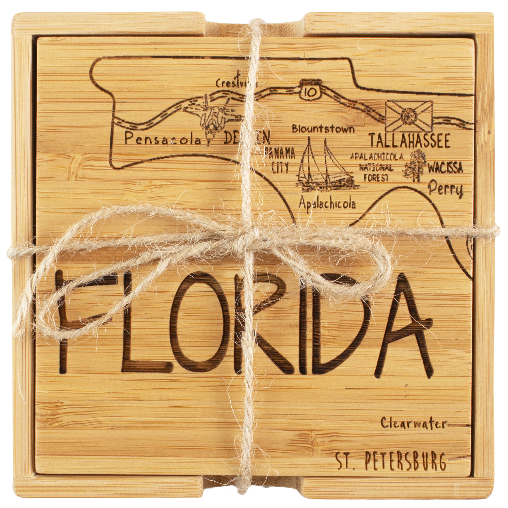 Florida Puzzle Coaster Set 5
