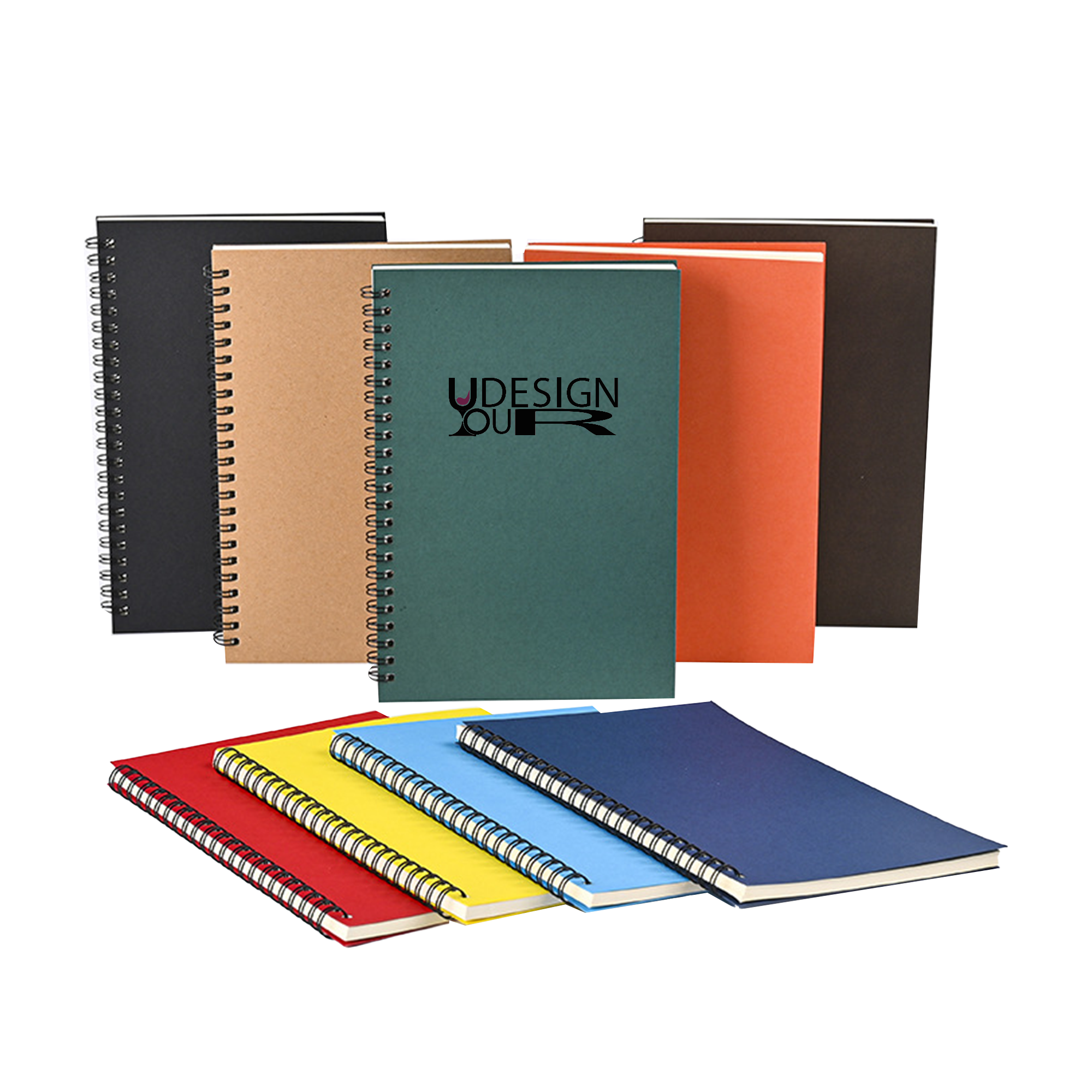A5 Kraft Paper Spiral Coil Notebook 1