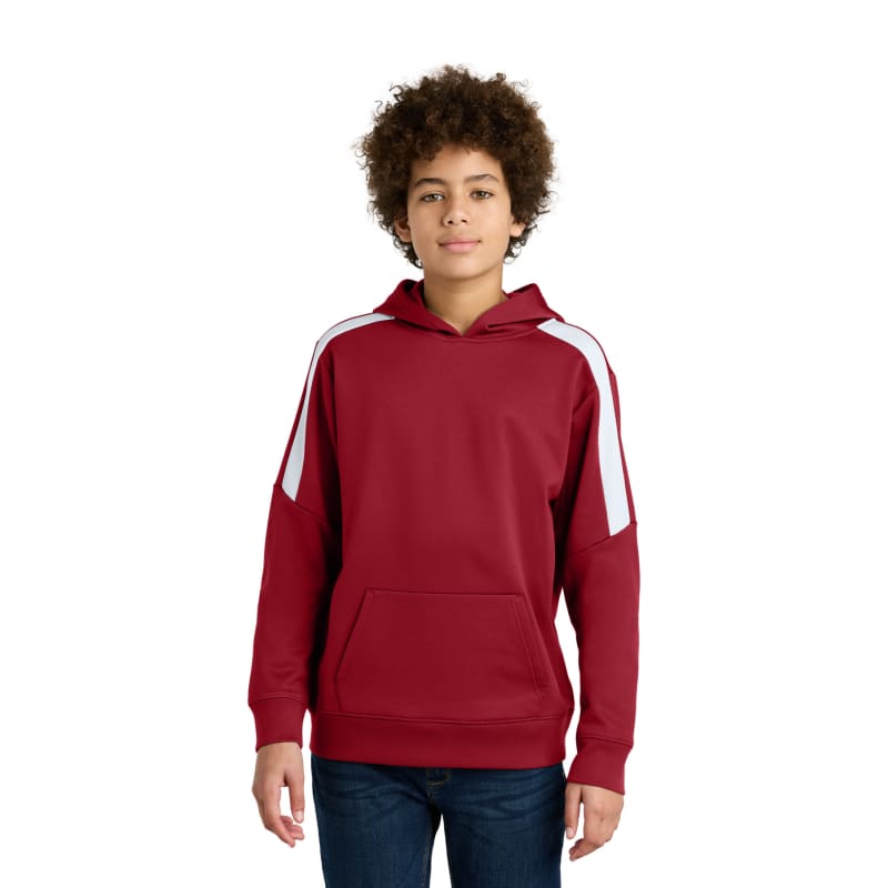 Sport-Tek Youth Sport-Wick Fleece United Pullover Hoodie 4
